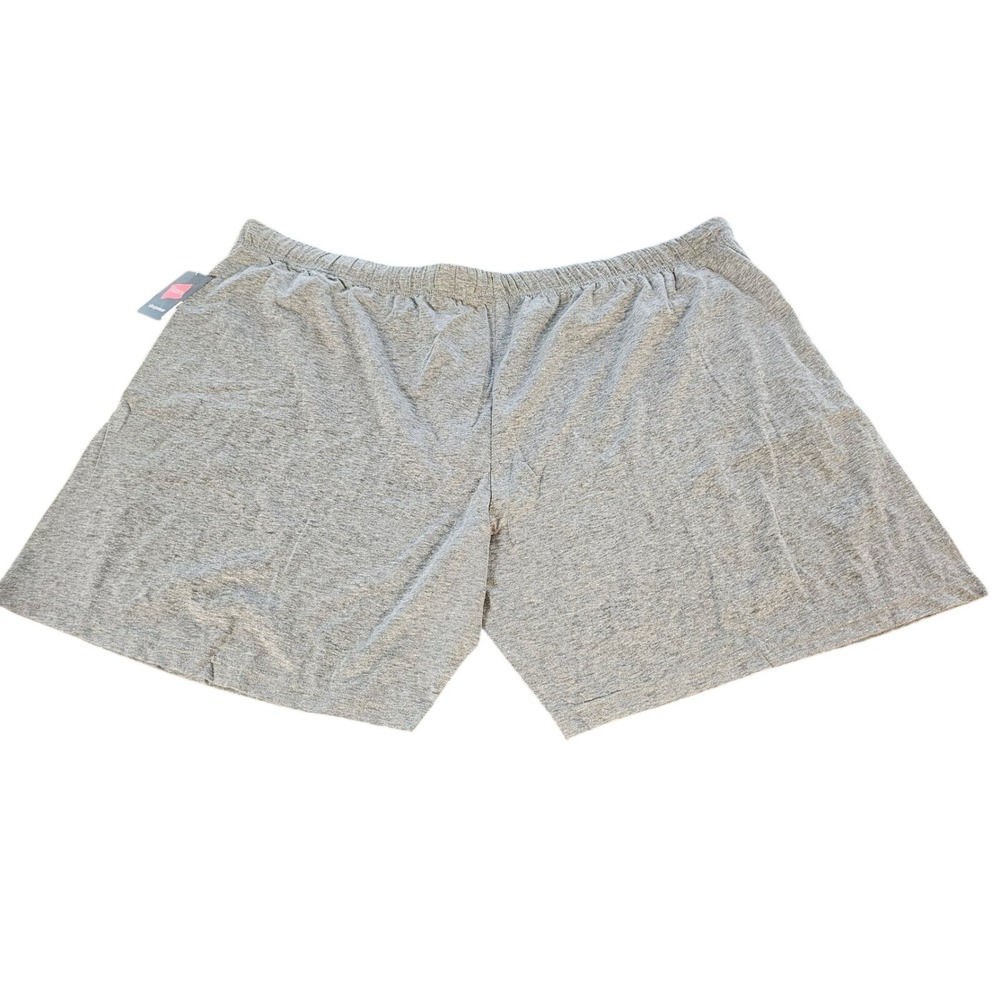 Hanes Sleepwear Shorts Mens 4XL Gray NEW Cotton Blend Lounge Pajamas
